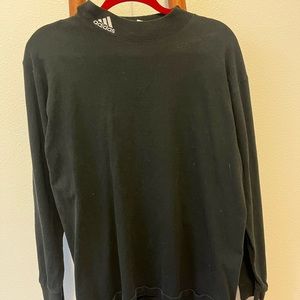 Vintage style Adidas mock neck long sleeve.
